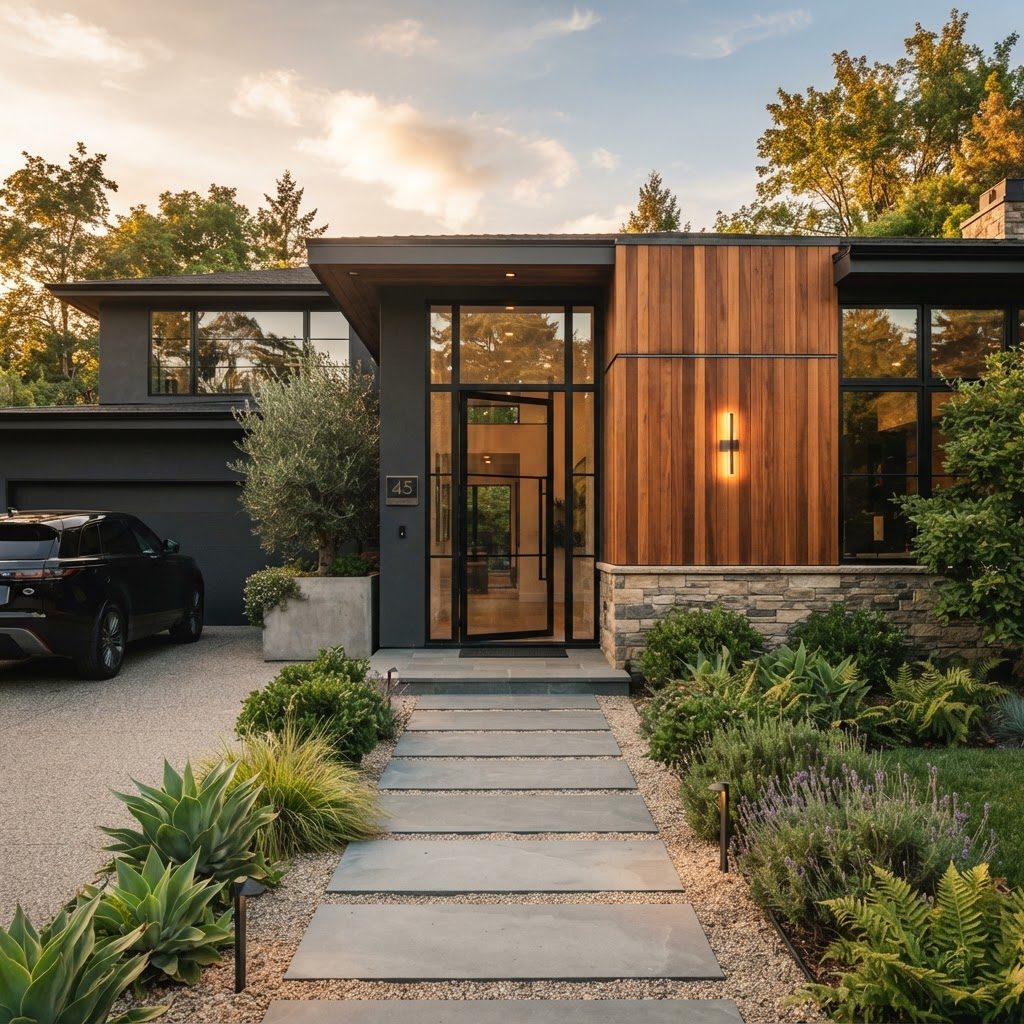 Canyon Modern entrance, after
